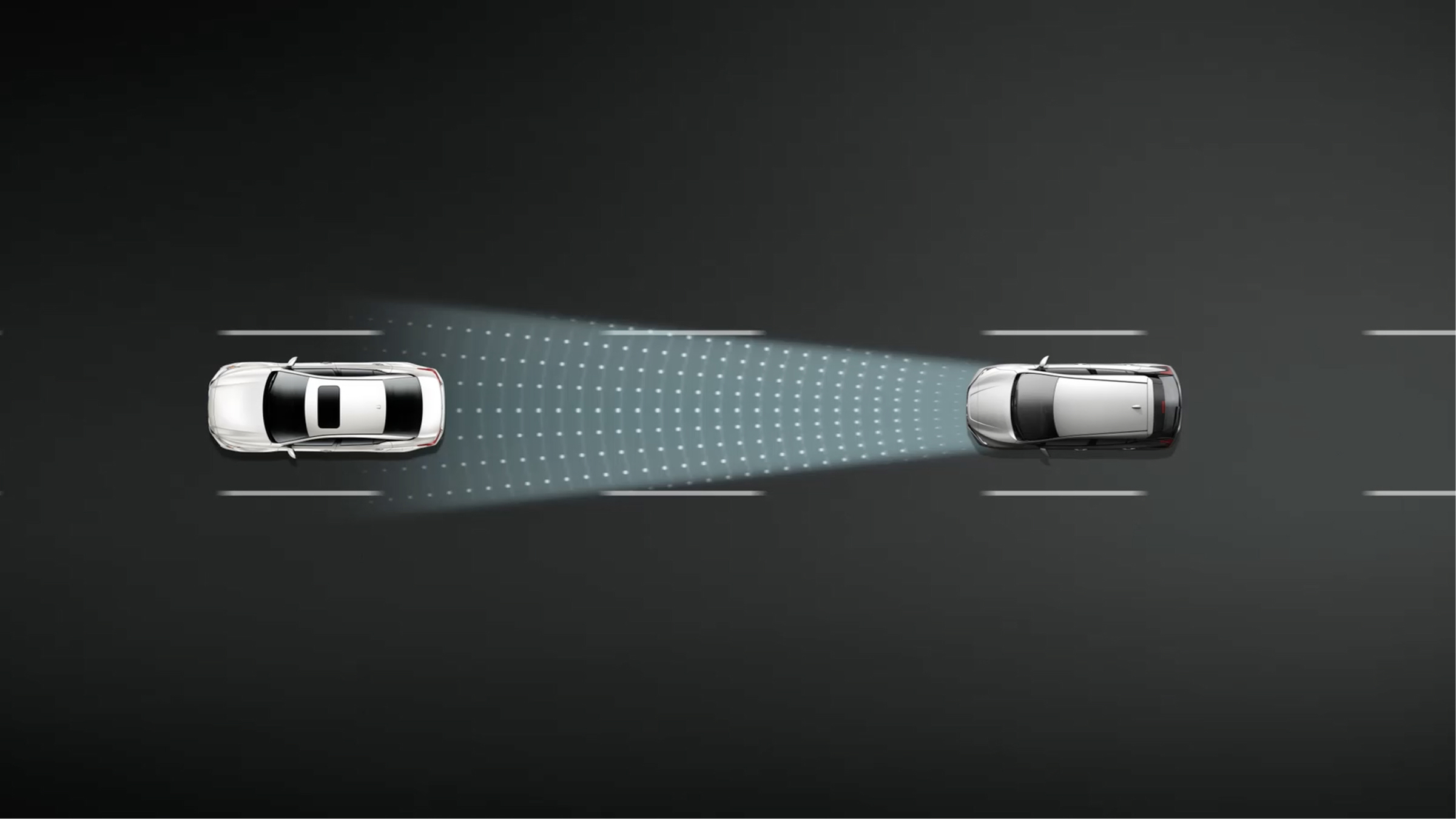 Nissan Leaf - Autoplay Intelligent cruise control illustration